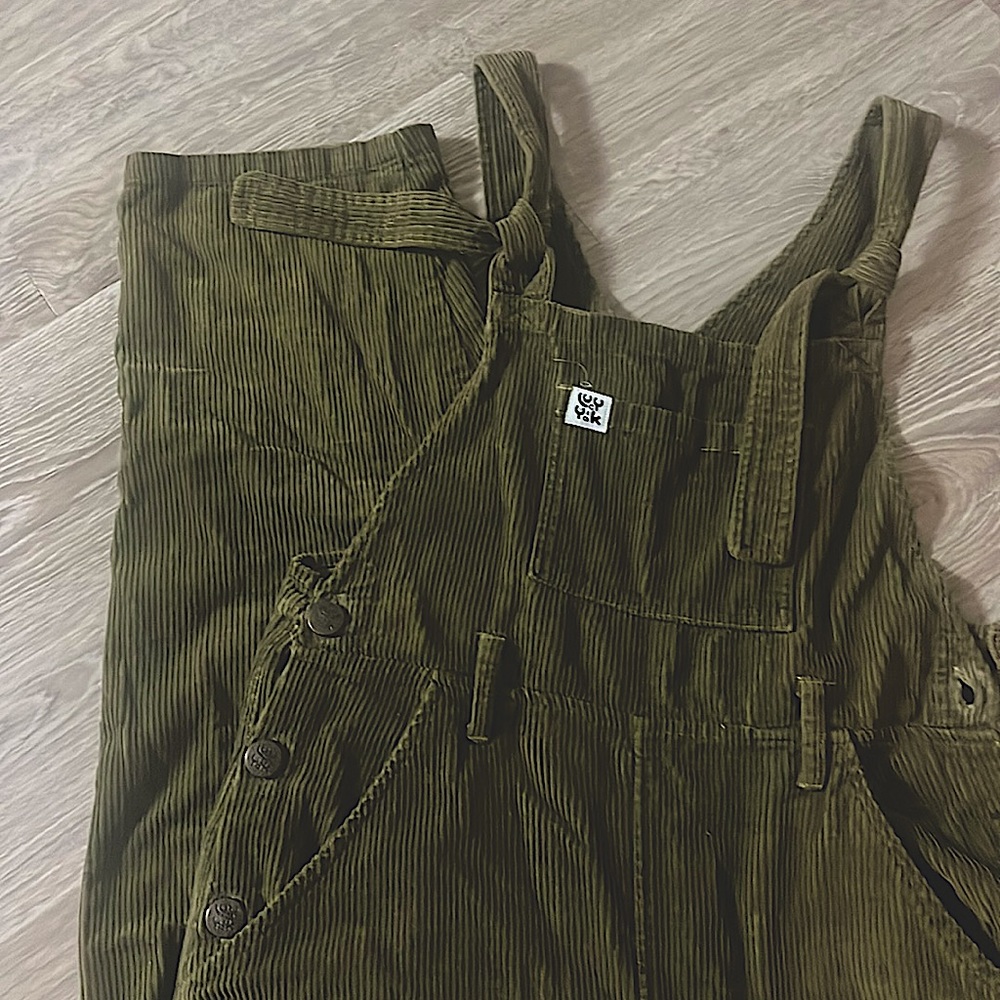 Lucy & Yak Olive green Corduroy Overalls